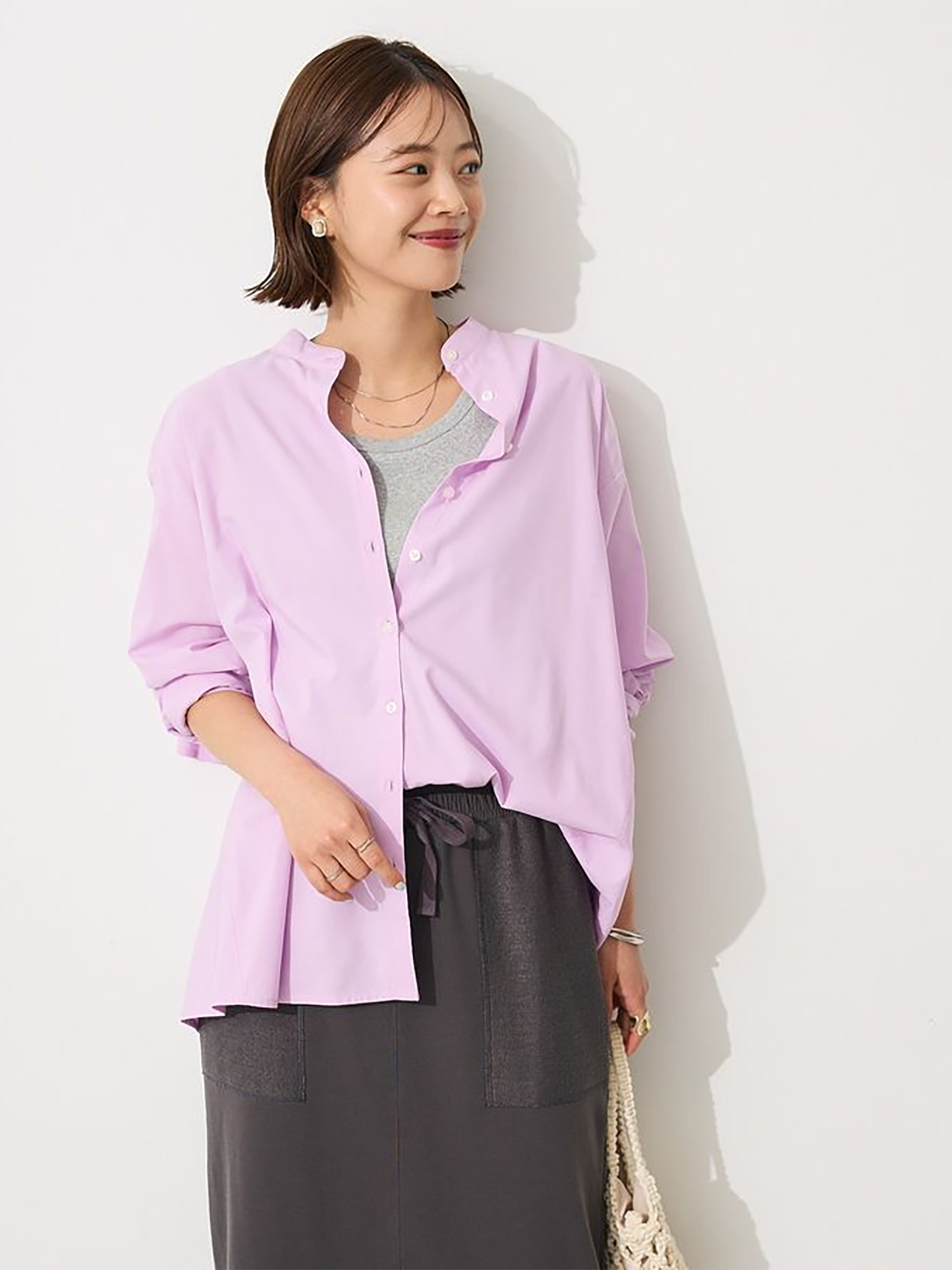 Tsuge Back Frill Shirt