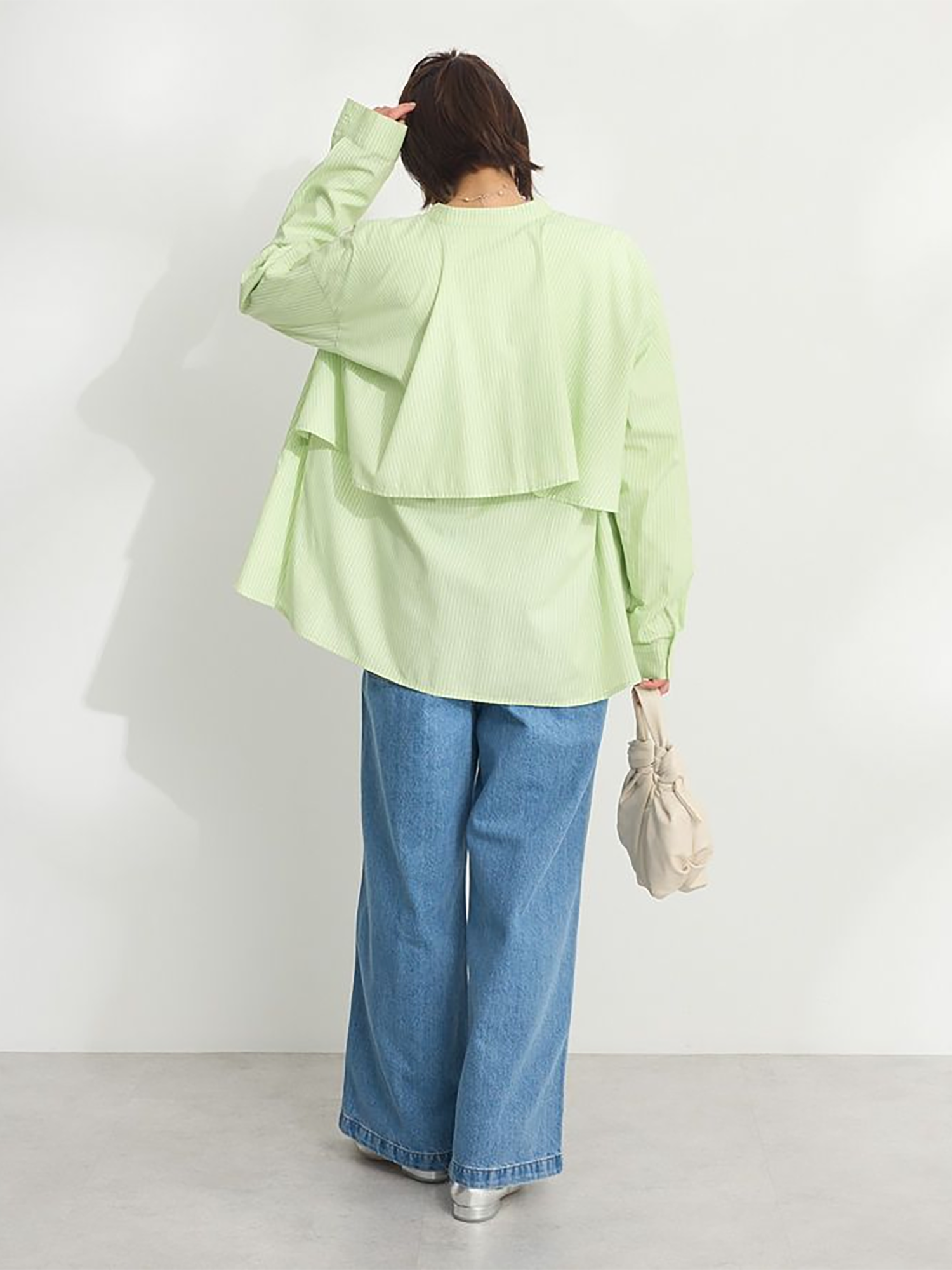 Tsuge Back Frill Shirt