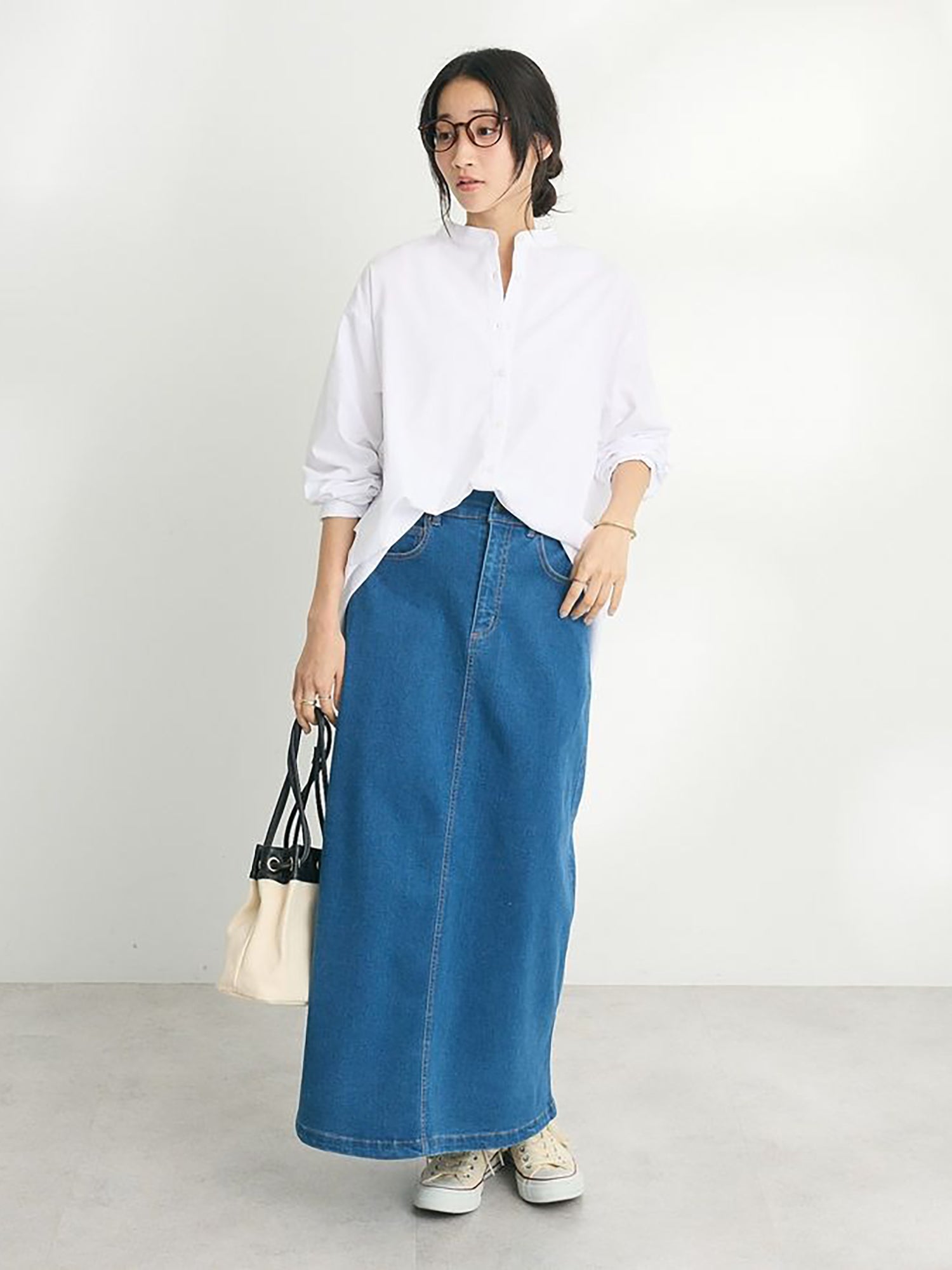 Tsuge Back Frill Shirt