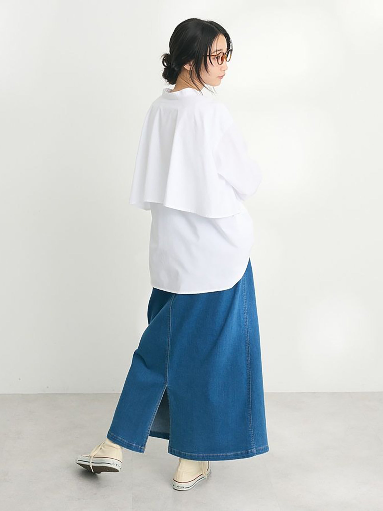 Tsuge Back Frill Shirt