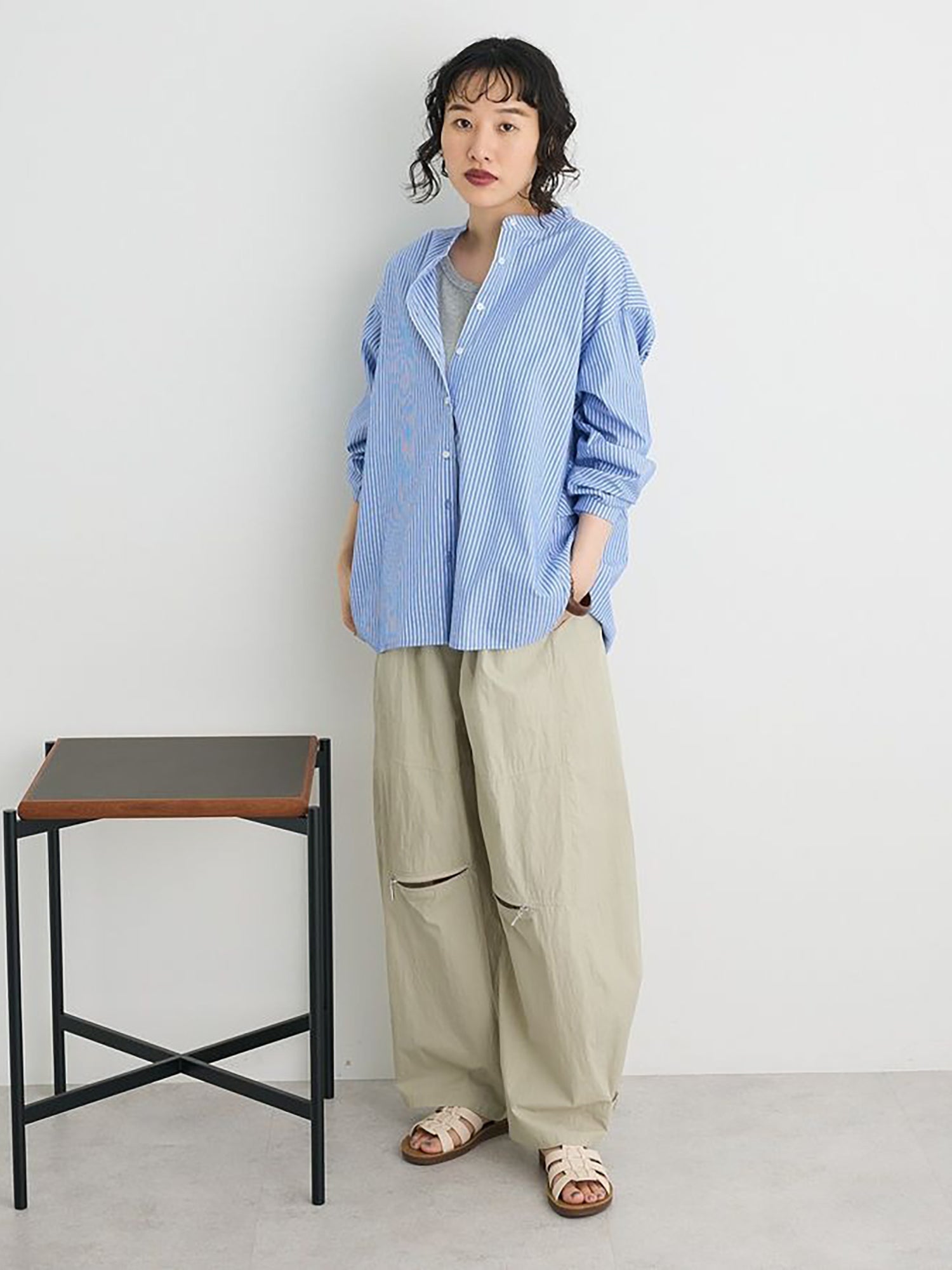 Tsuge Back Frill Shirt