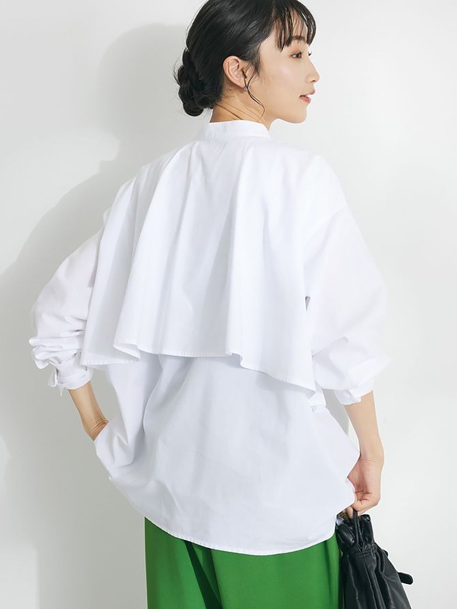 Tsuge Back Frill Shirt