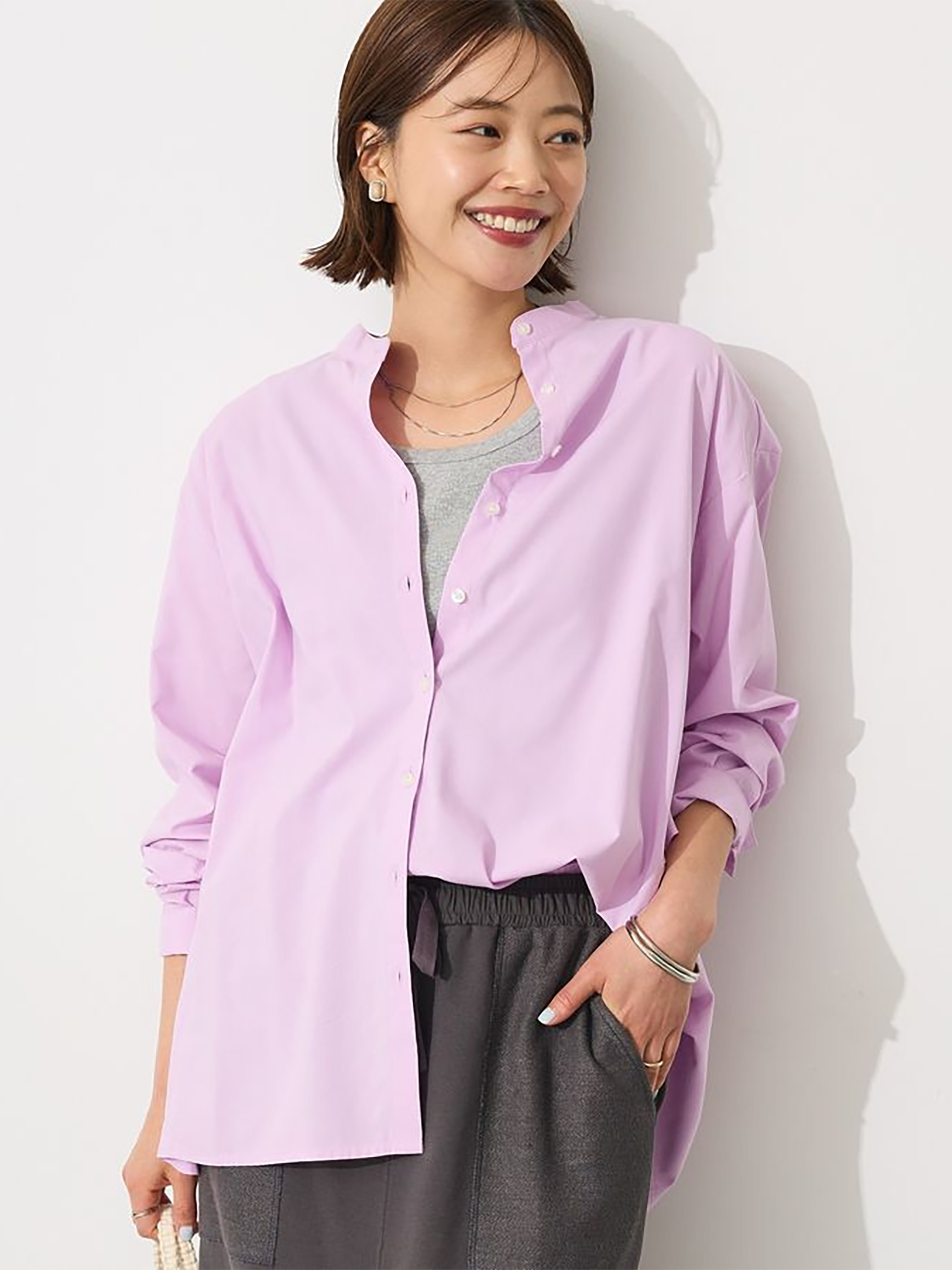 Tsuge Back Frill Shirt