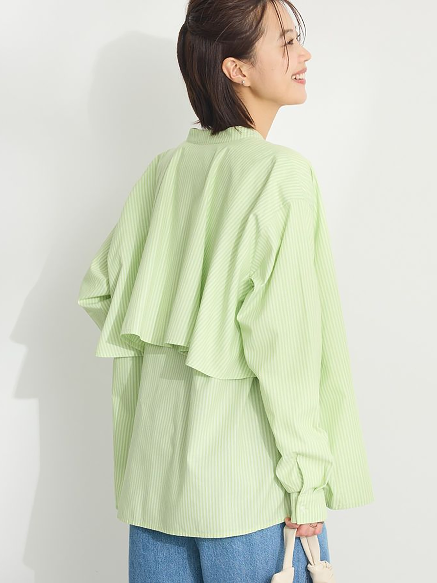 Tsuge Back Frill Shirt