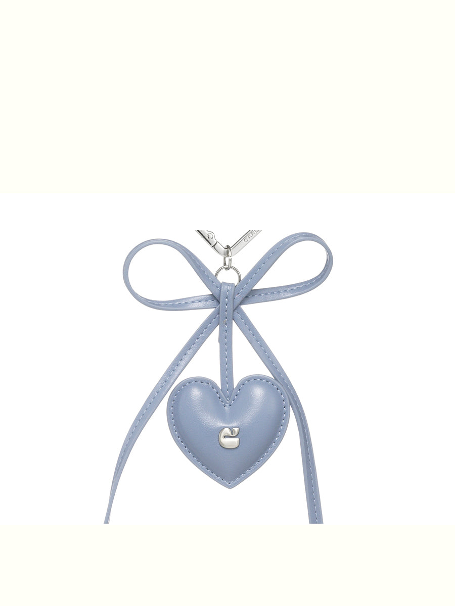 HEART & RIBBON CHARM