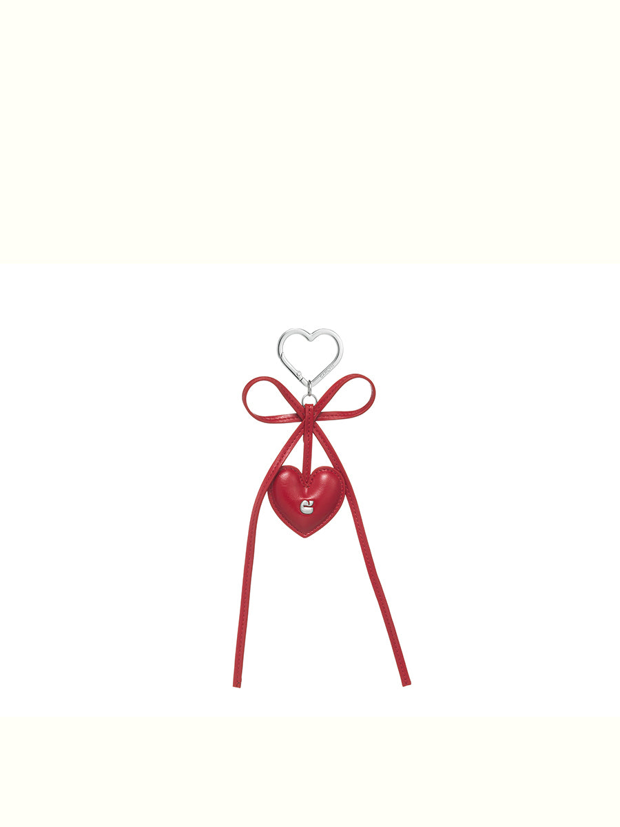 HEART & RIBBON CHARM