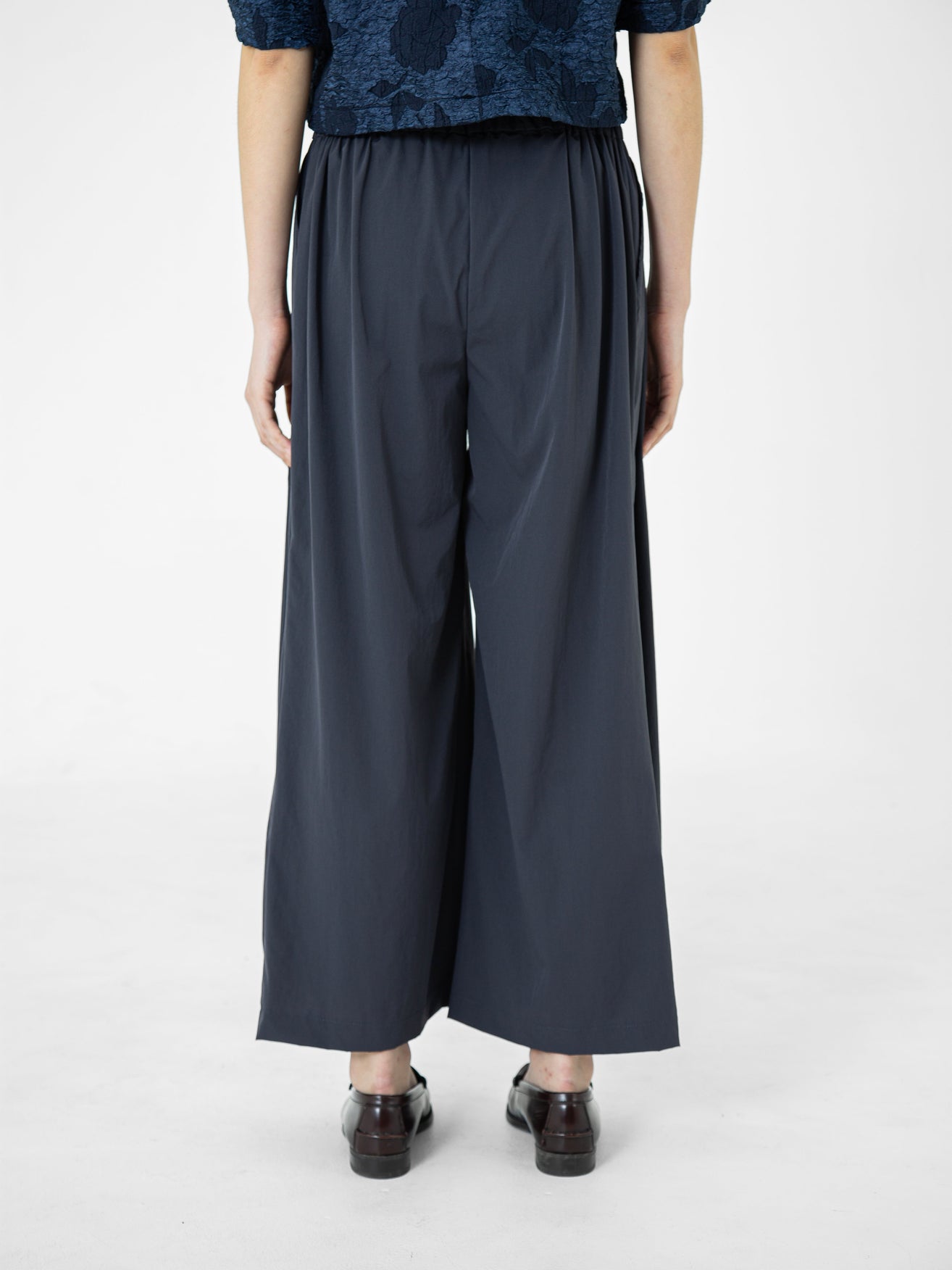 Lorenza Wide Legged Nylon Pants