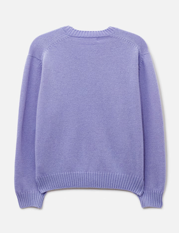 15 Classic Round Knit In Light Purple