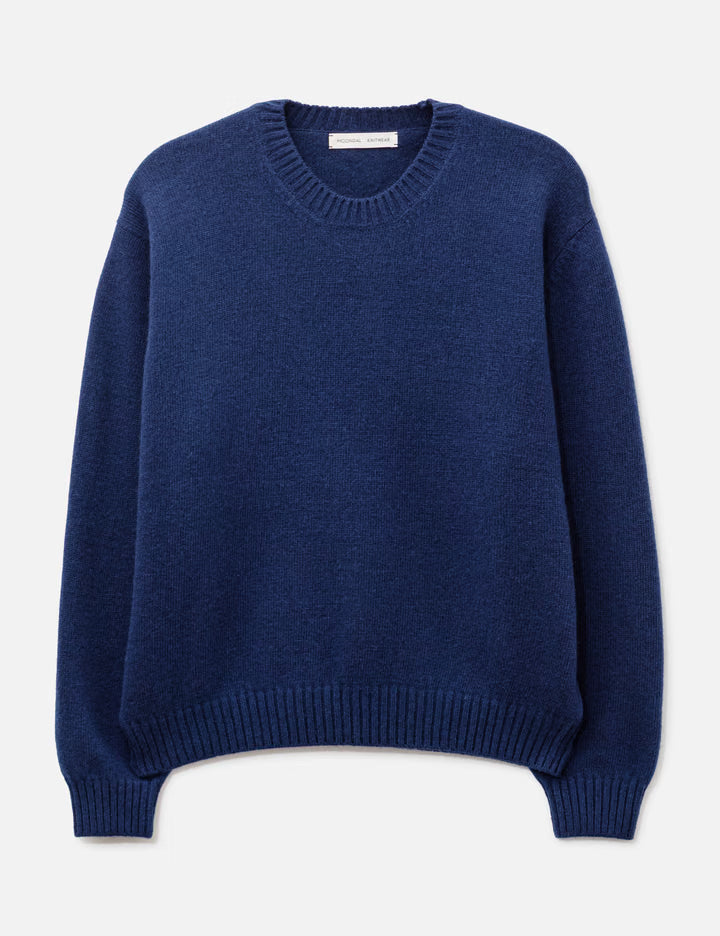 15 Classic Round Knit In Navy
