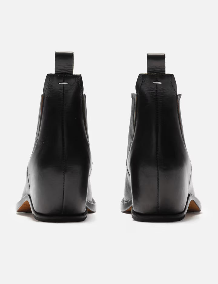 Heel-Less Western Chelsea Boots