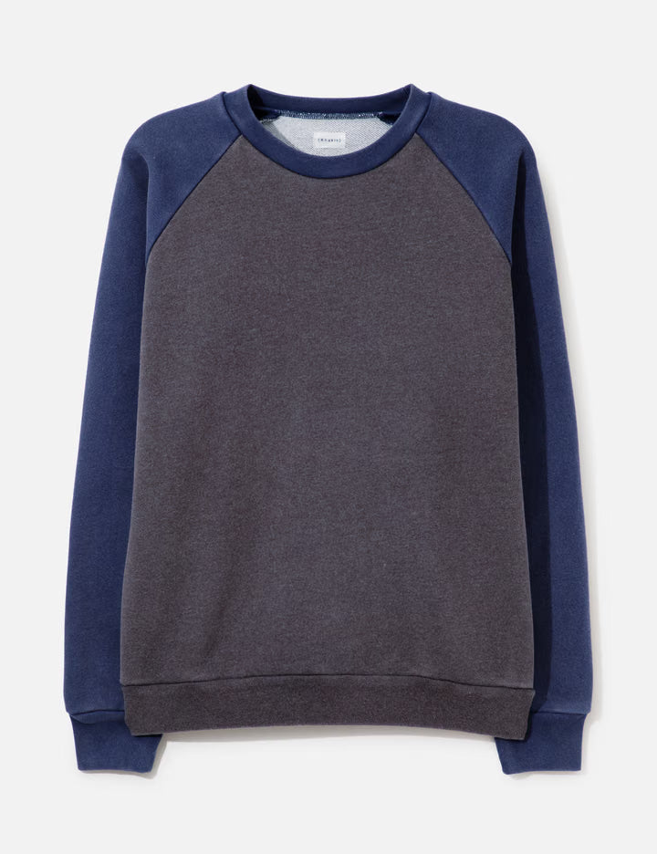 2-Tone Raglan Crewneck