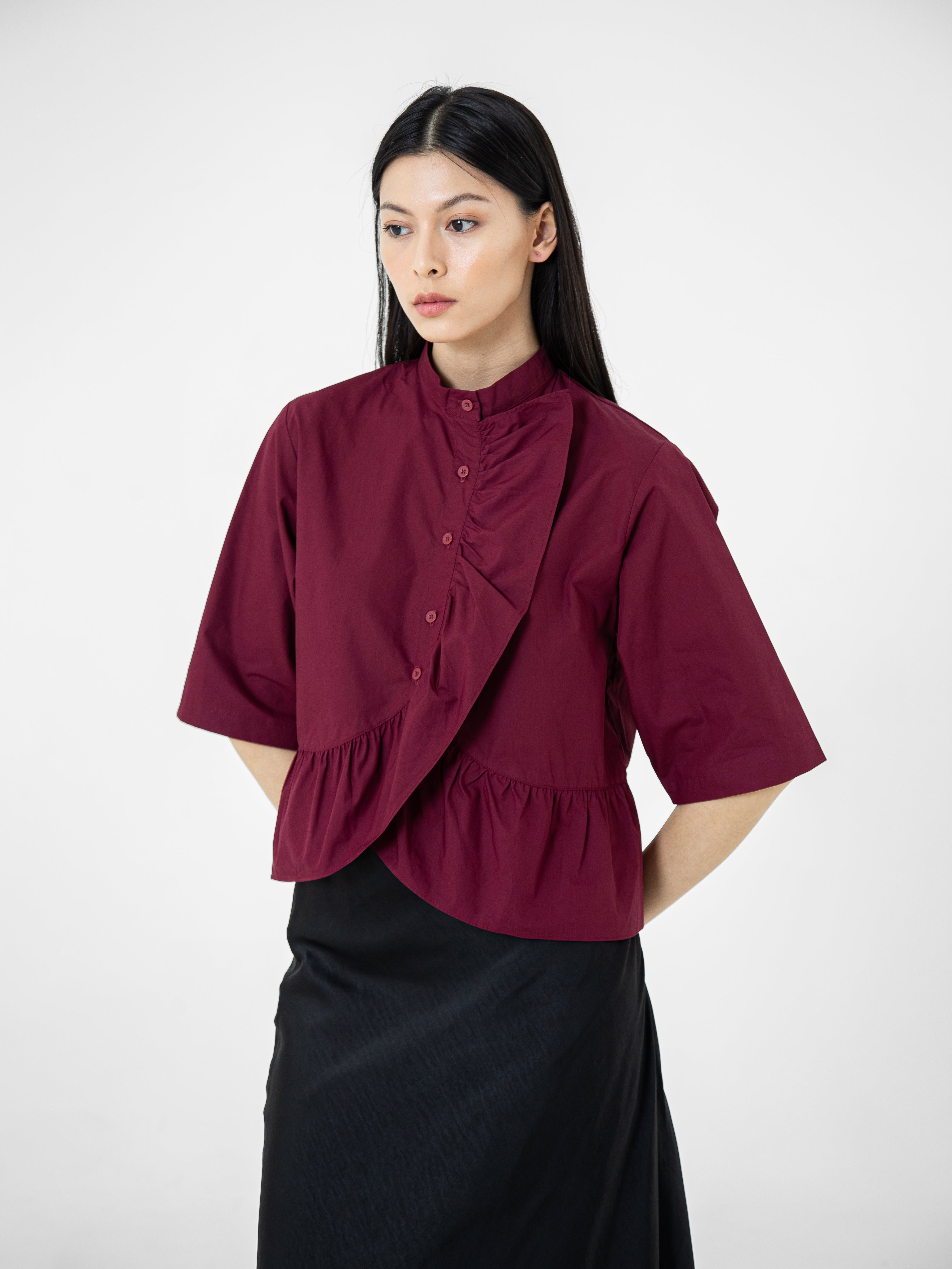 Valentina Cashmere Cotton Blouse