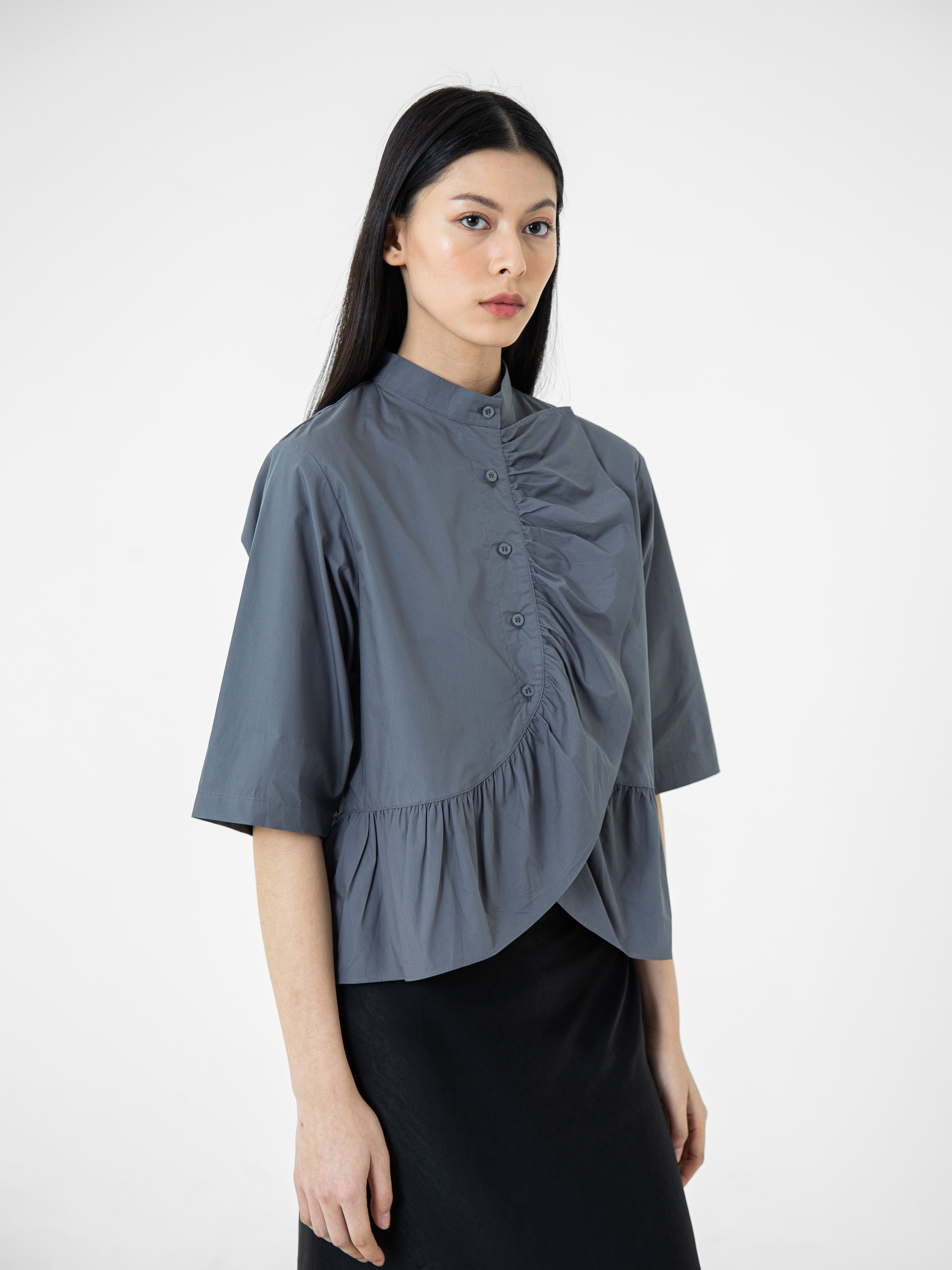 Valentina Cashmere Cotton Blouse