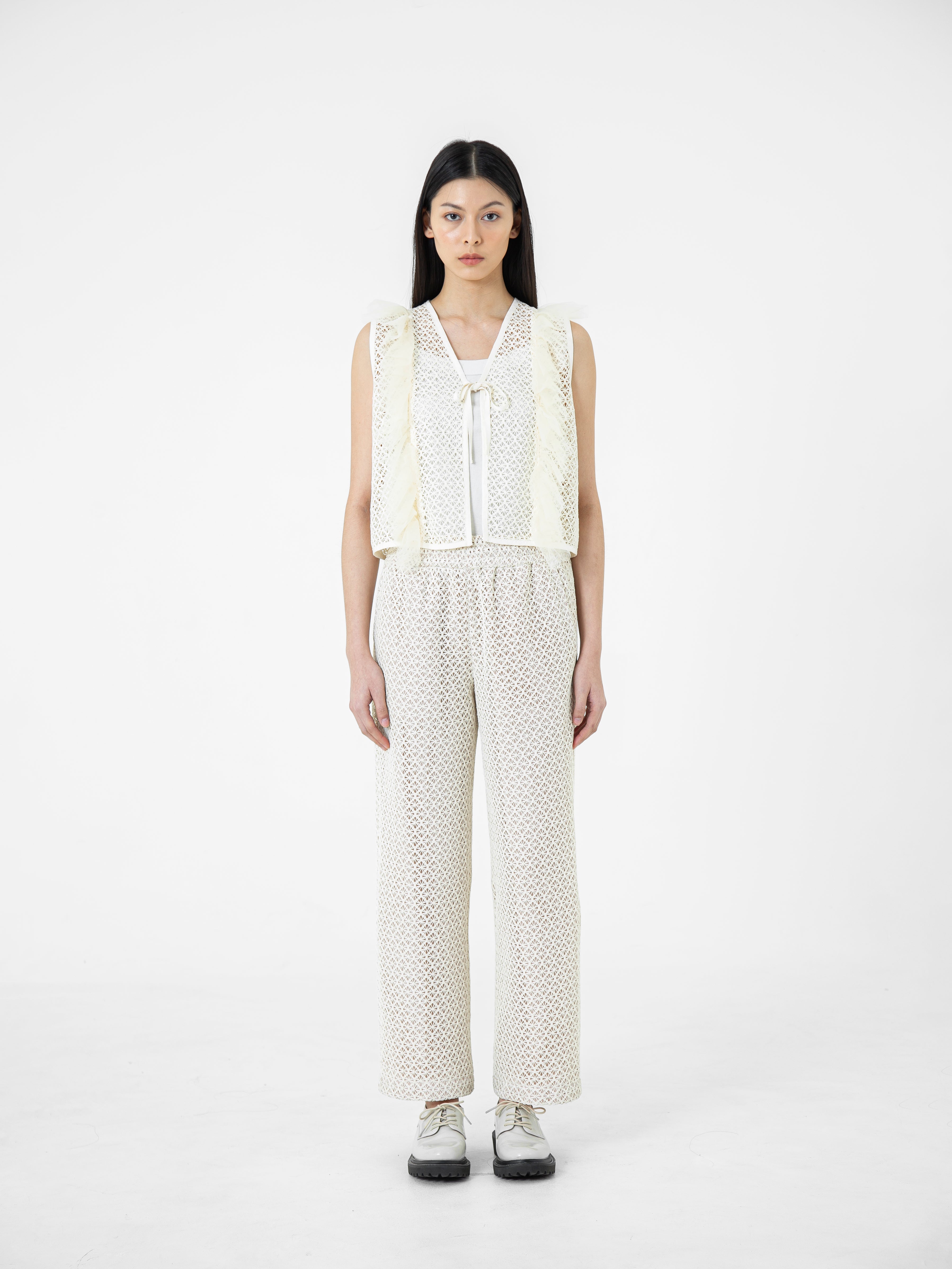 Agita Embroidered Dress Pants