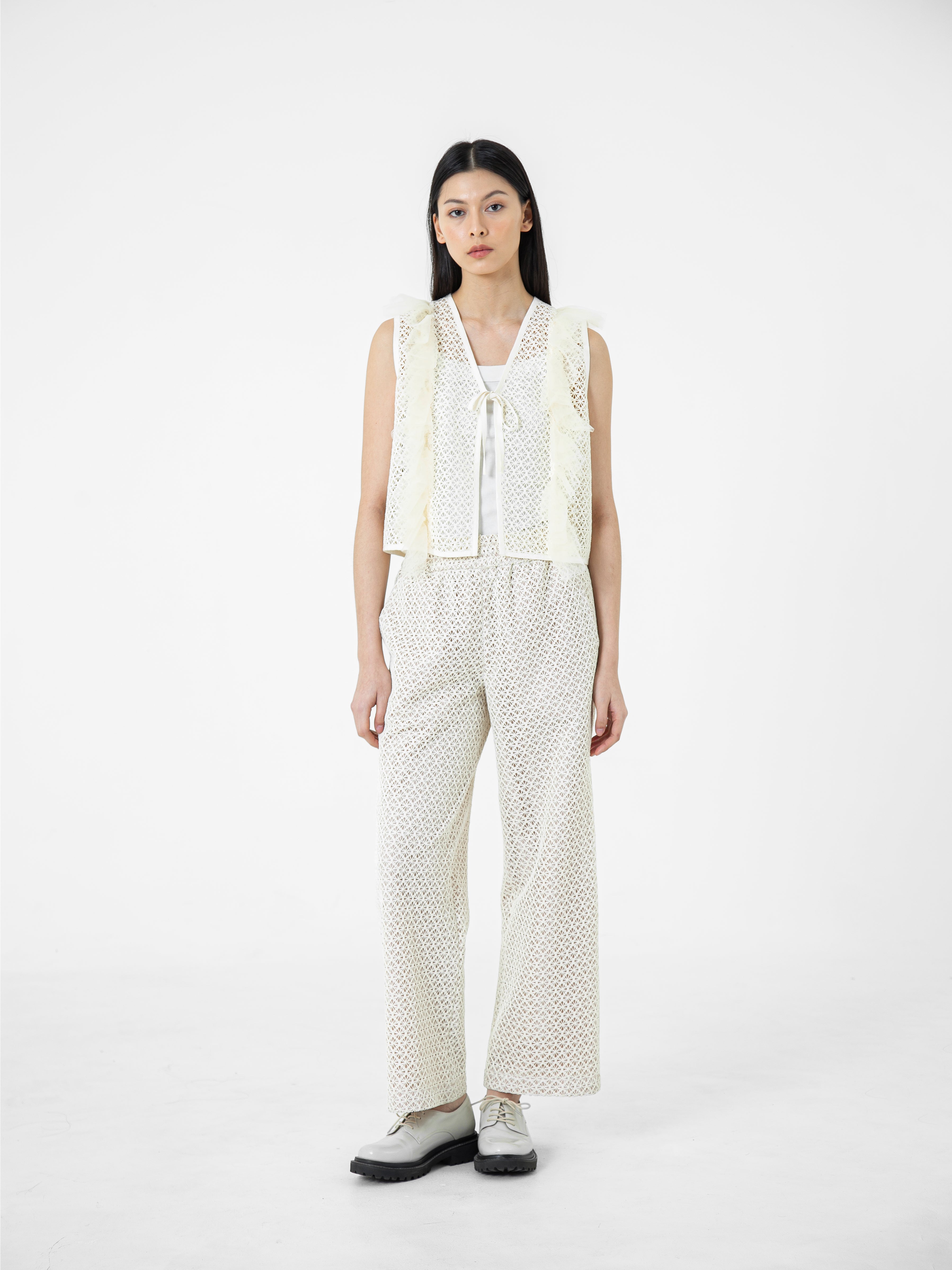 Agita Embroidered Dress Pants