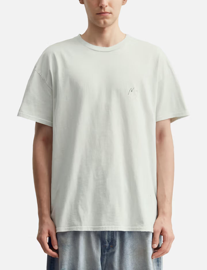 Embroidery Dyed T-Shirt