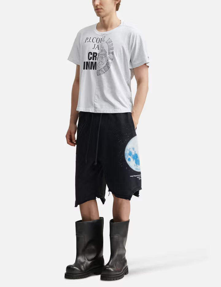 Fake Shoulder Seam T-Shirts
