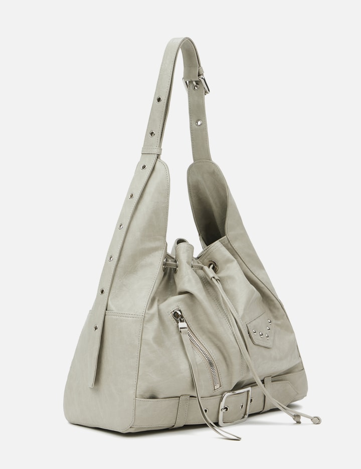 Stud Belted Bucket Bag