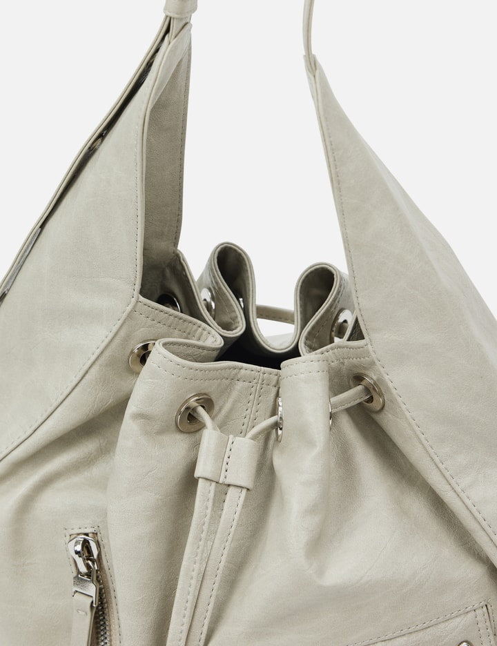 Stud Belted Bucket Bag