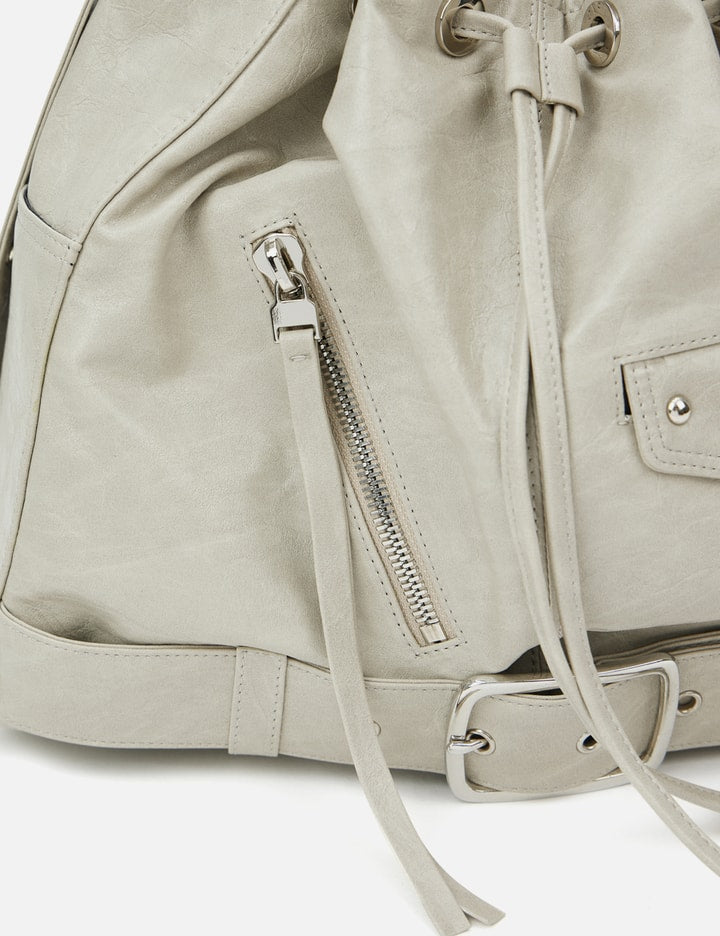 Stud Belted Bucket Bag