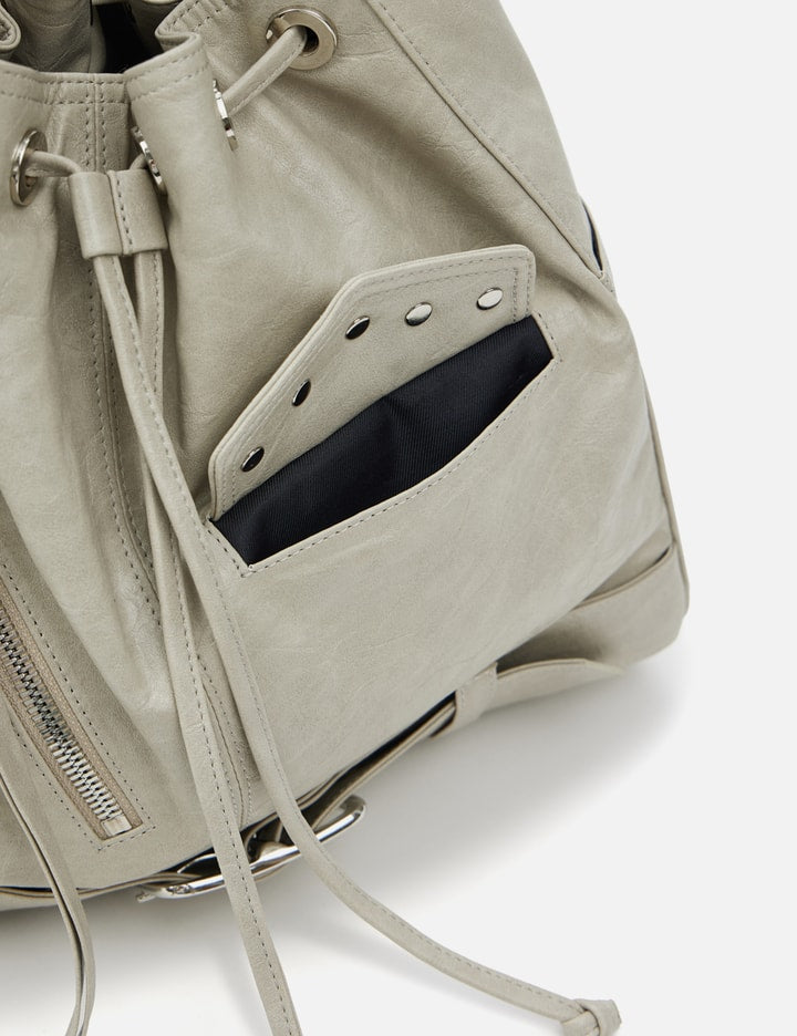 Stud Belted Bucket Bag