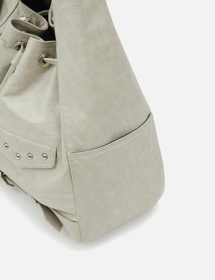 Stud Belted Bucket Bag