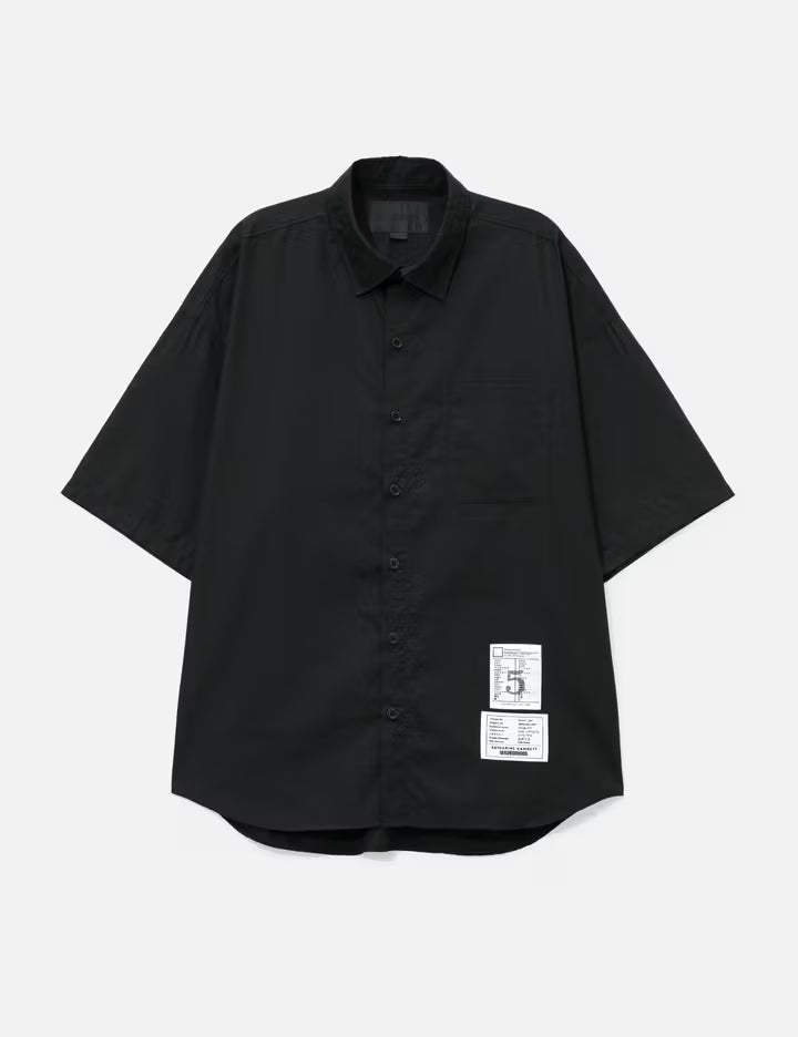 NEIGHBORHOOD X Katharine Hamnett BW Over Shirt Short Sleeves
