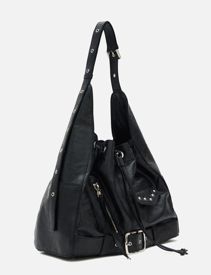 Stud Belted Bucket Bag