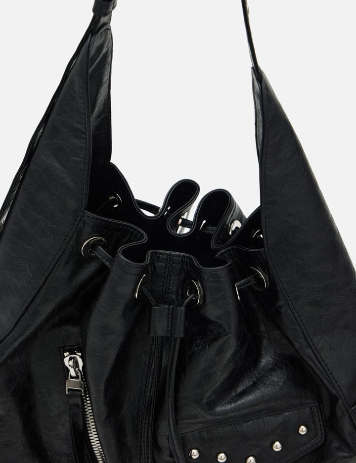 Stud Belted Bucket Bag