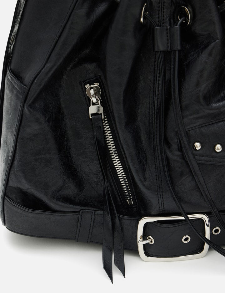 Stud Belted Bucket Bag