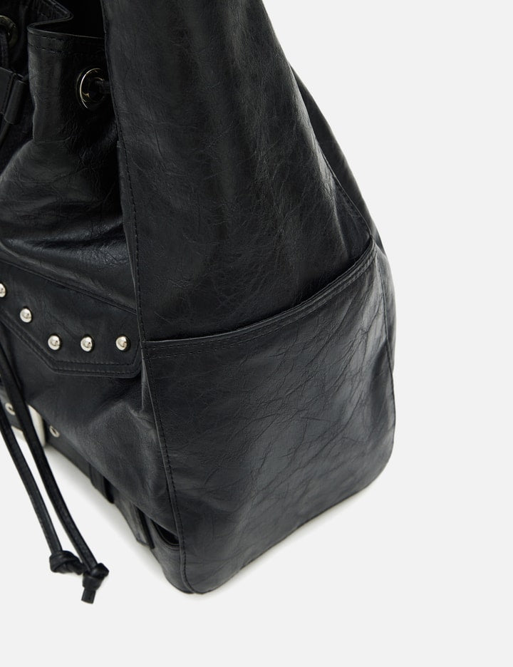 Stud Belted Bucket Bag