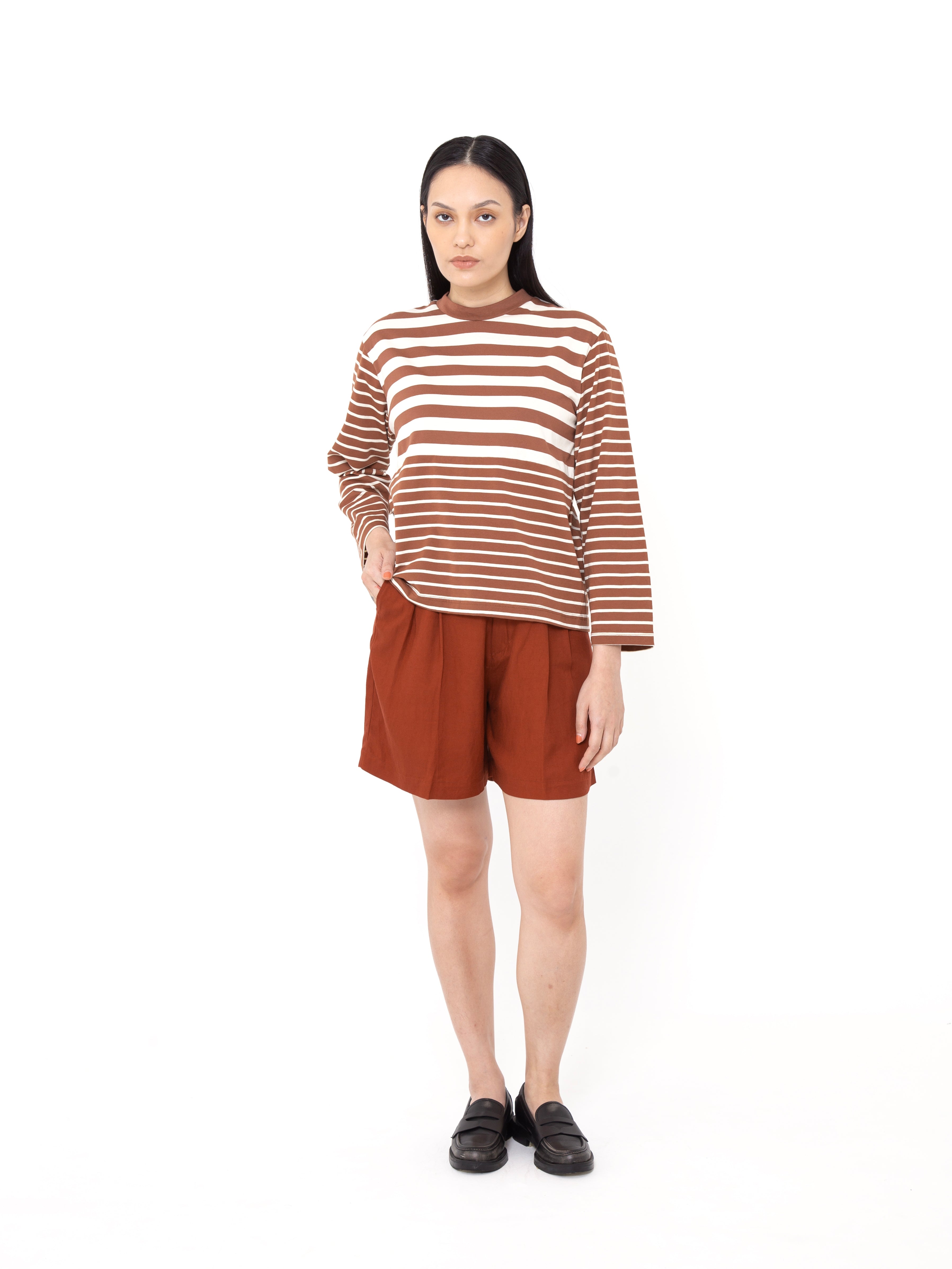 Birgitta Combo Striped Tee