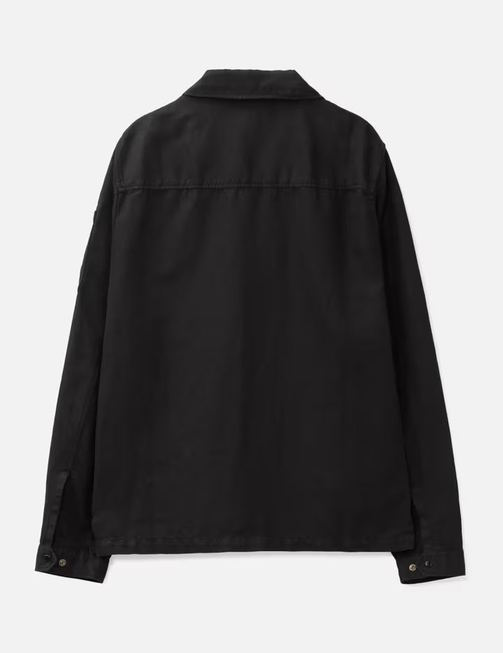 Cotton/Linen Zipped Lens Overshirt