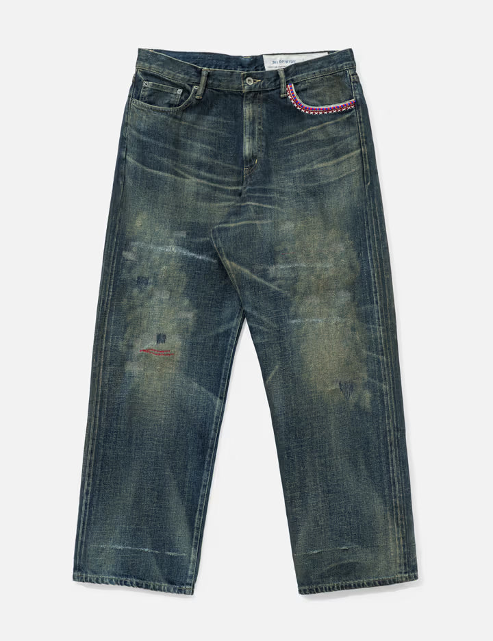 Savage Denim DP Wide Pants