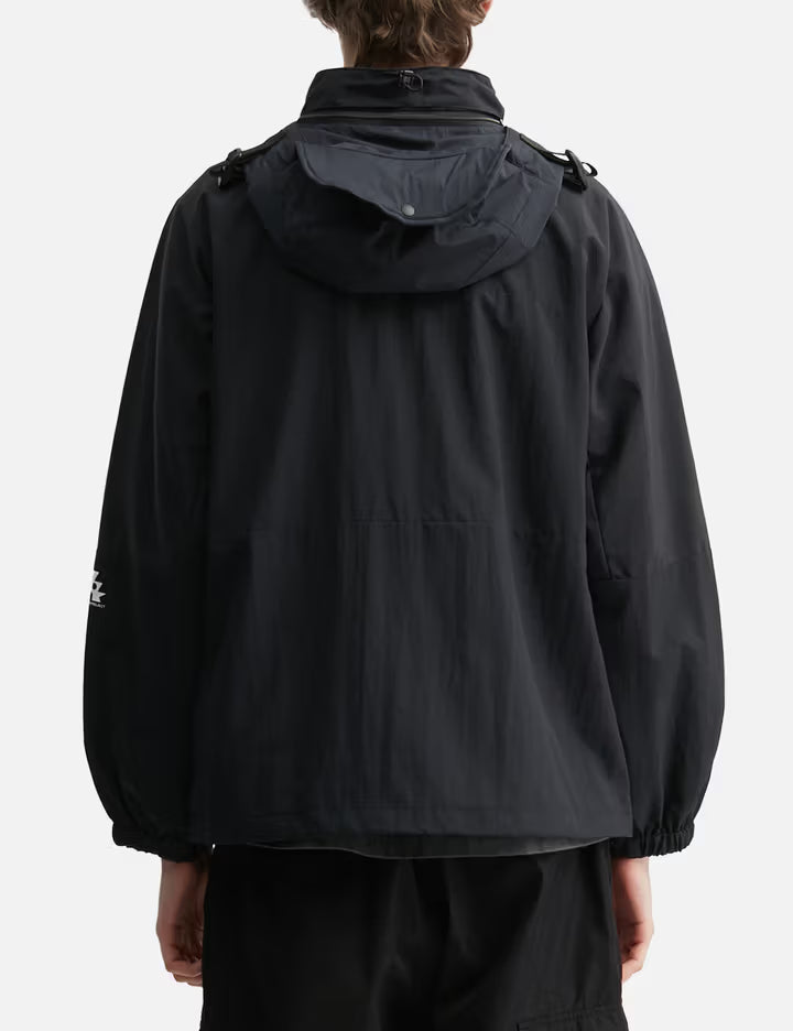 Map Detachable Hooded Jacket