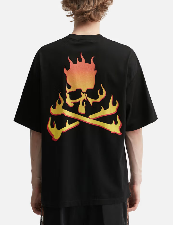 Skull On Fire Boxy SS Tee Ver.1