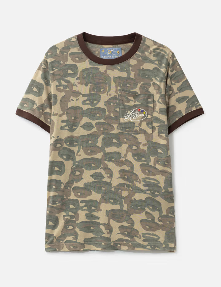 Face Camo Short Sleeve Shirt