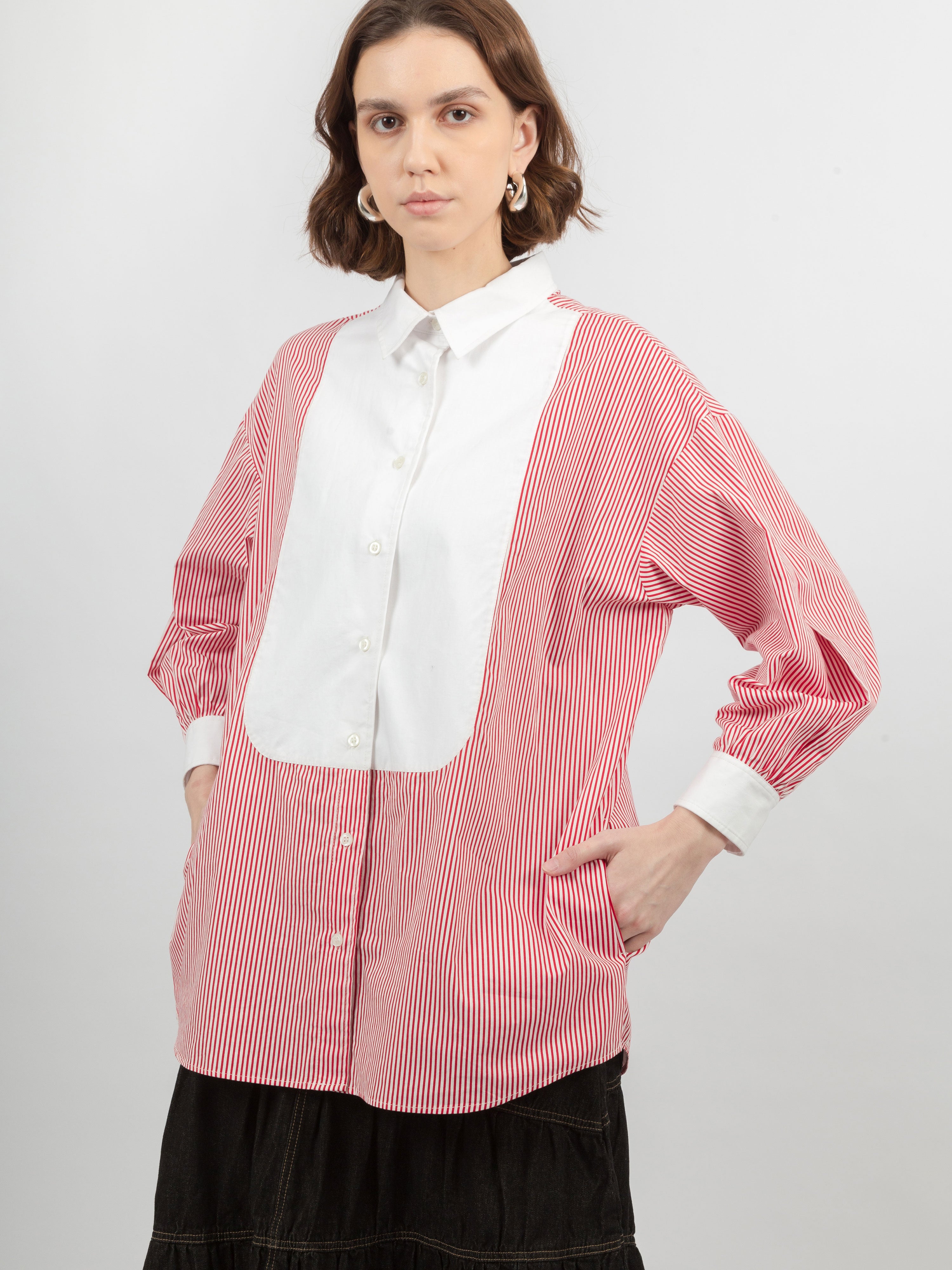 Zia Tuxedo Stripe Shirt