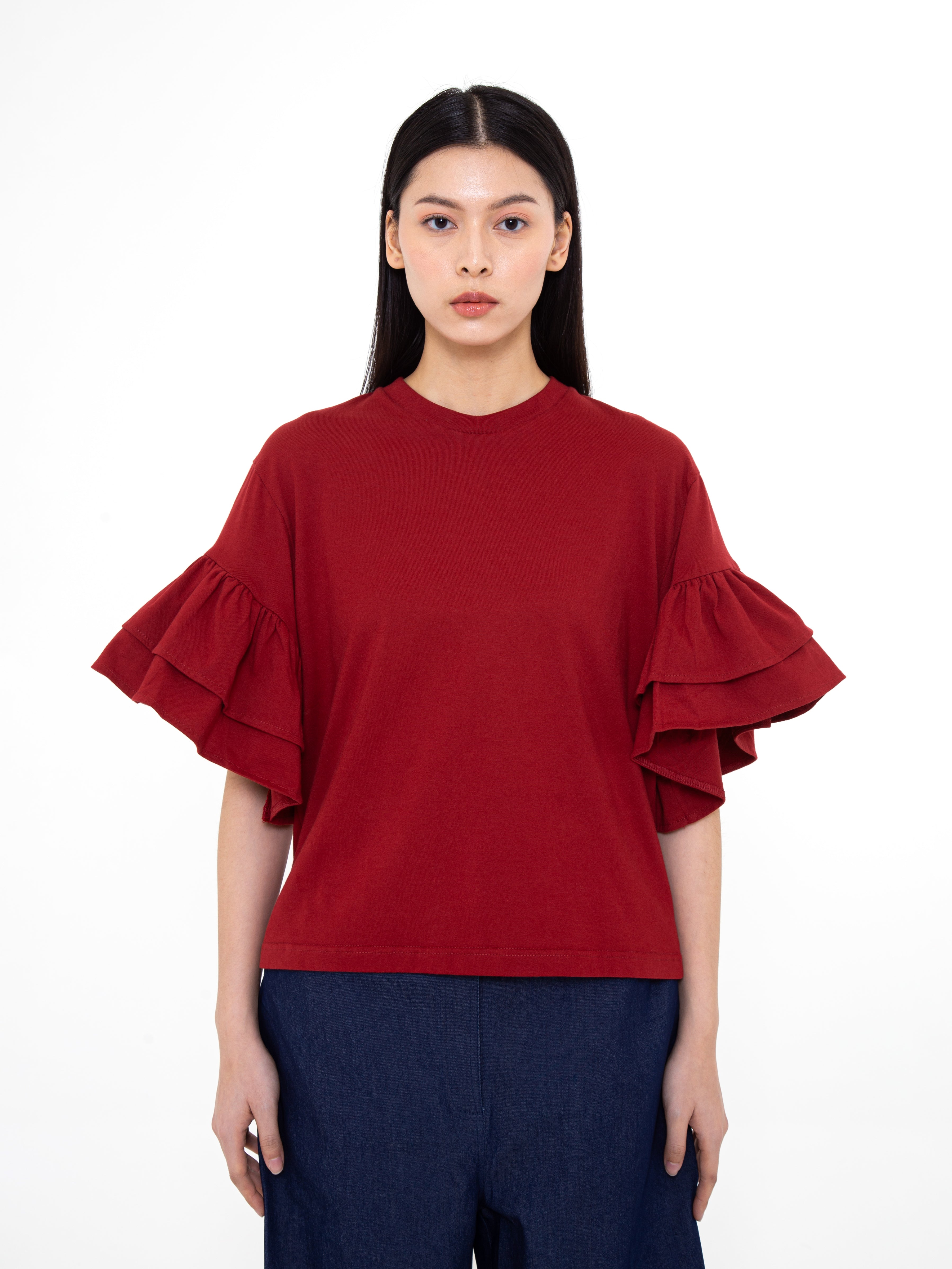 Noelle Ruffle T-Shirt