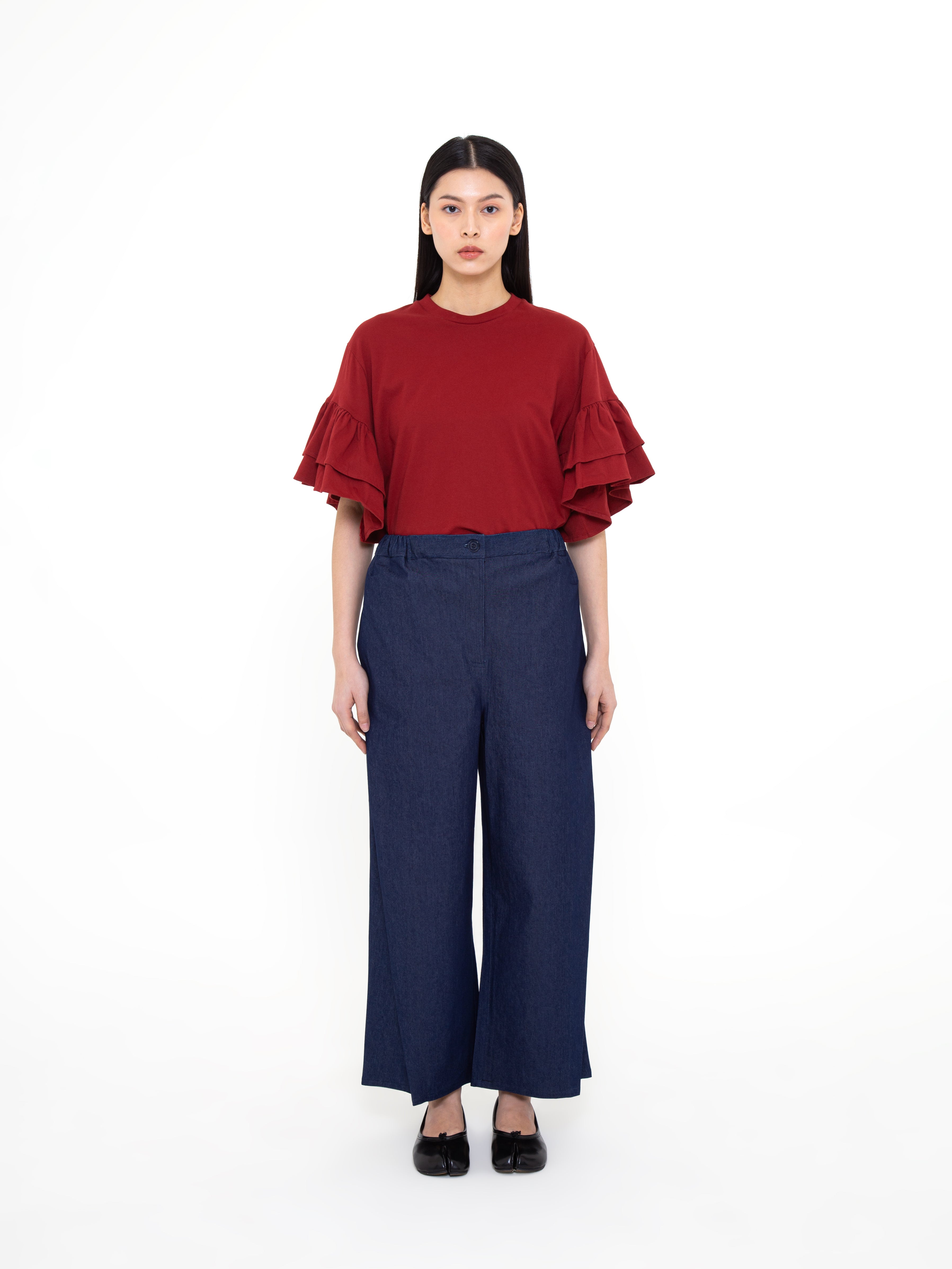 Tilly Wide Indigo Pants