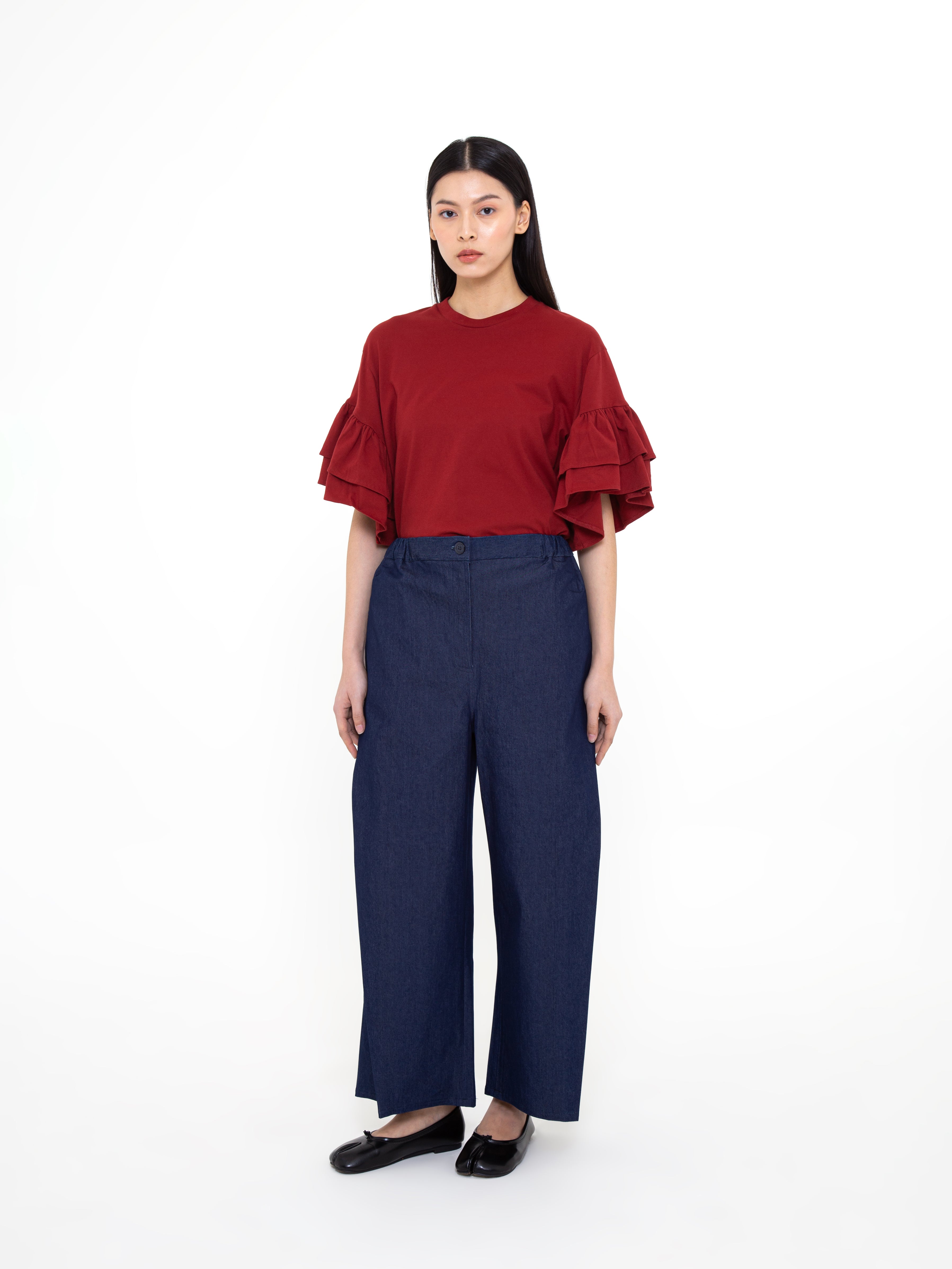 Tilly Wide Indigo Pants