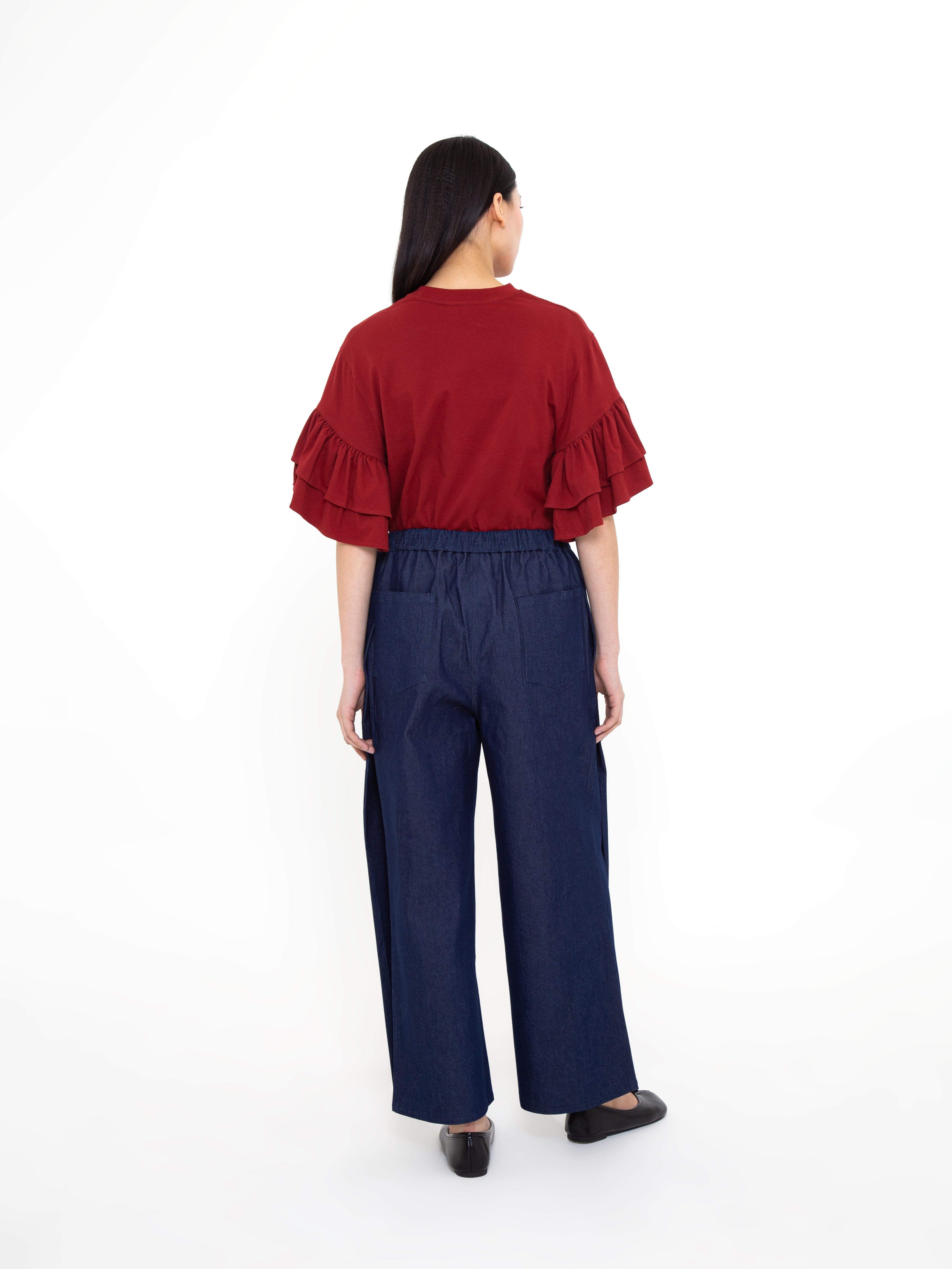 Tilly Wide Indigo Pants