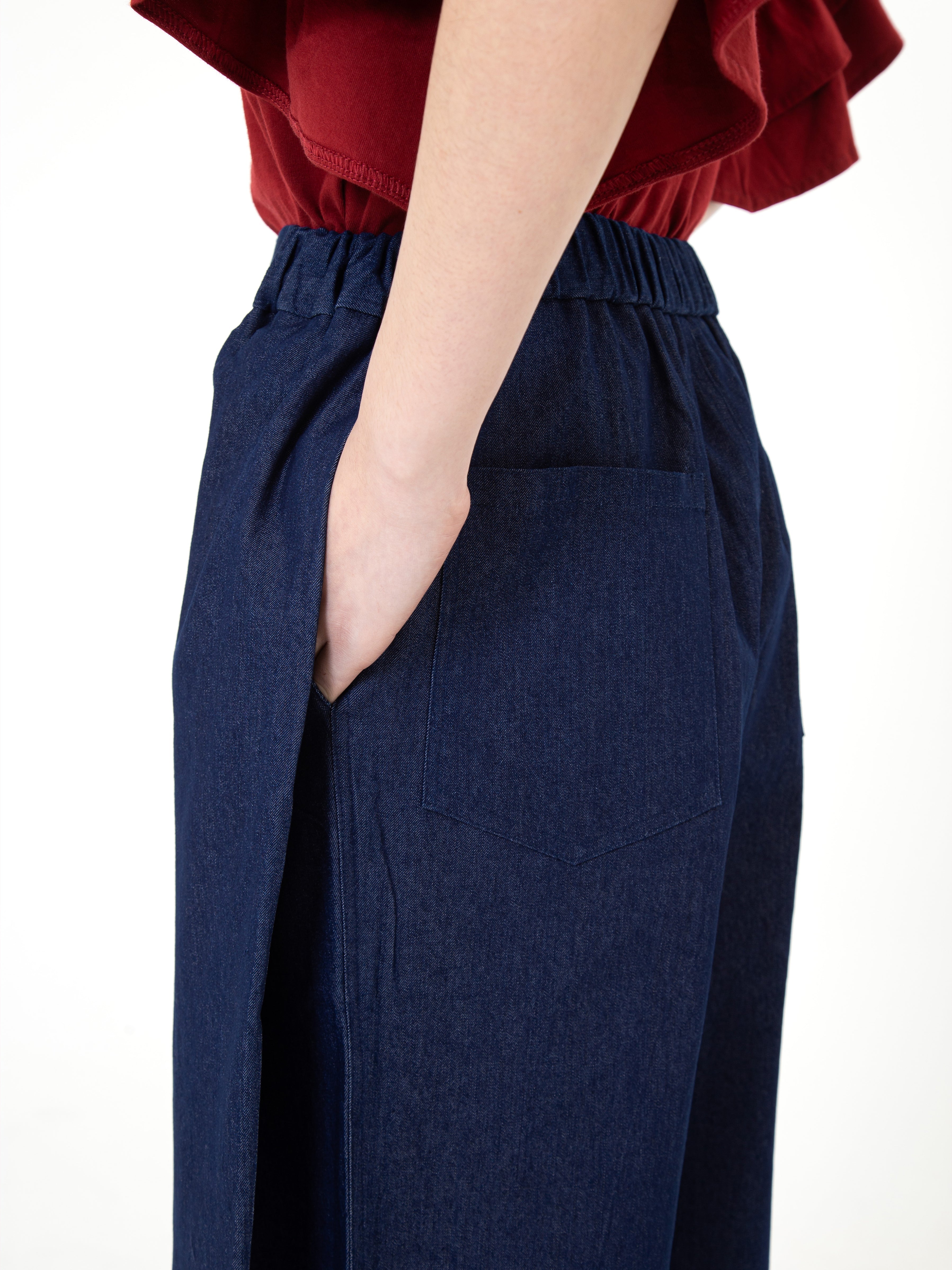 Tilly Wide Indigo Pants