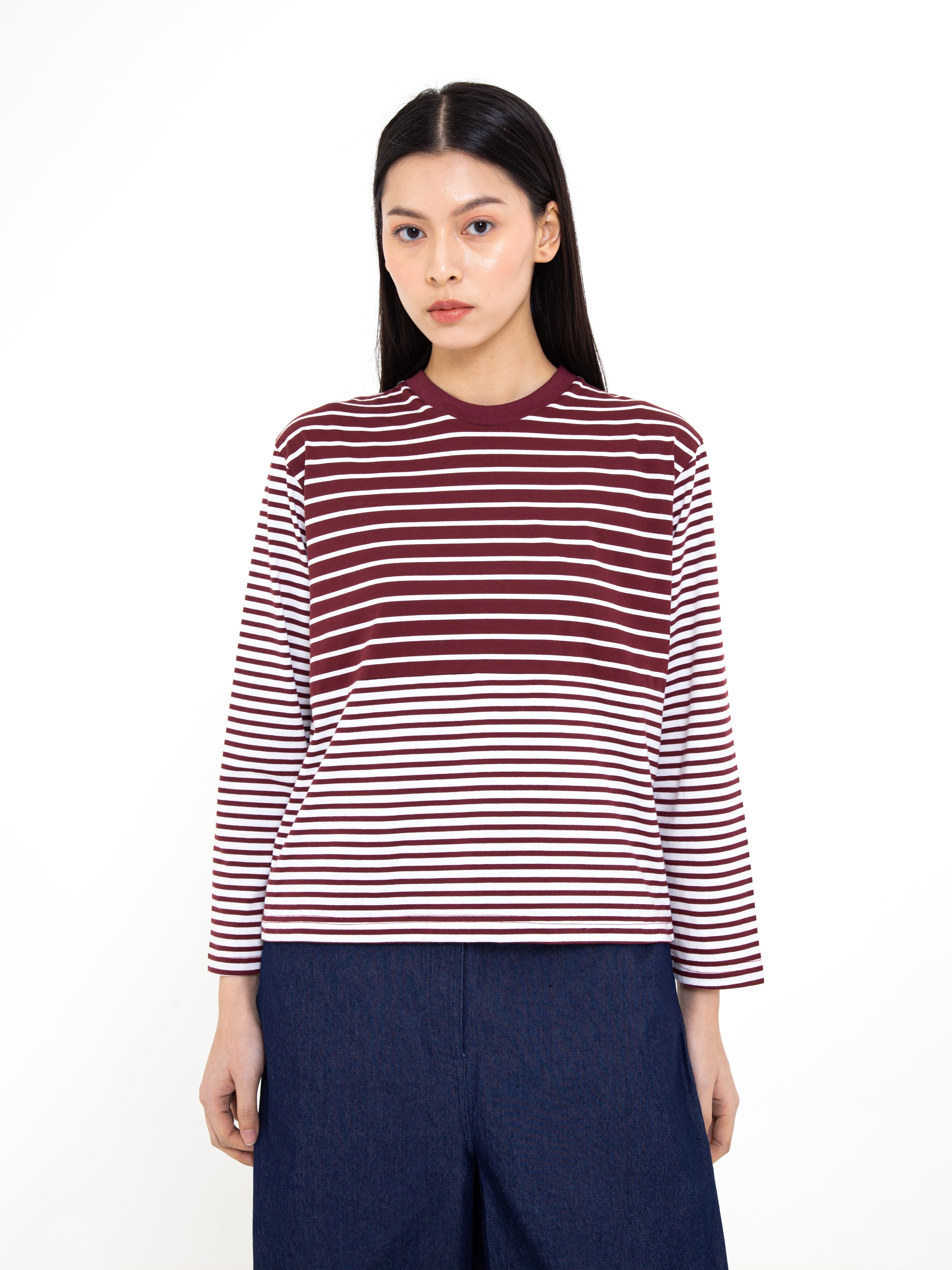 Ava Combo Striped Tee