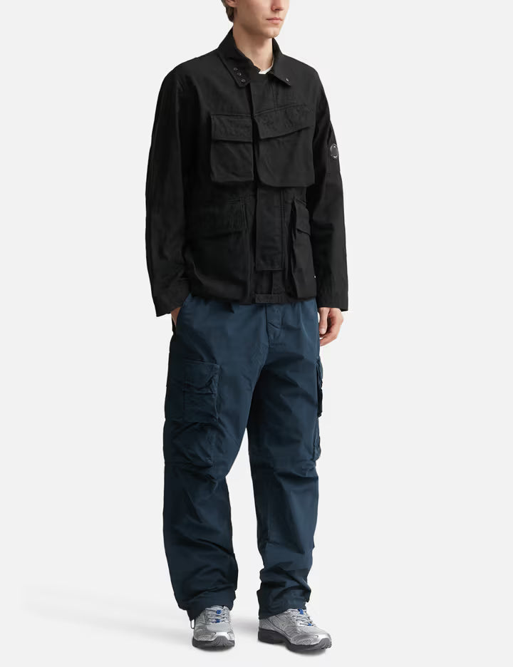 Twill Zip Lens Jacket