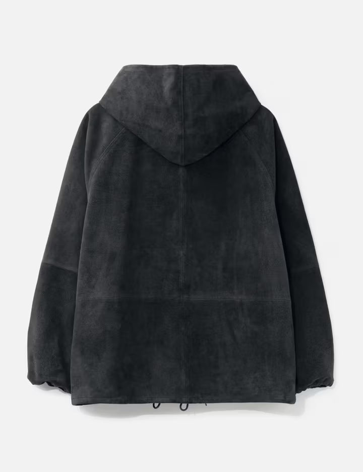 Goat Suede Hooded Jacket