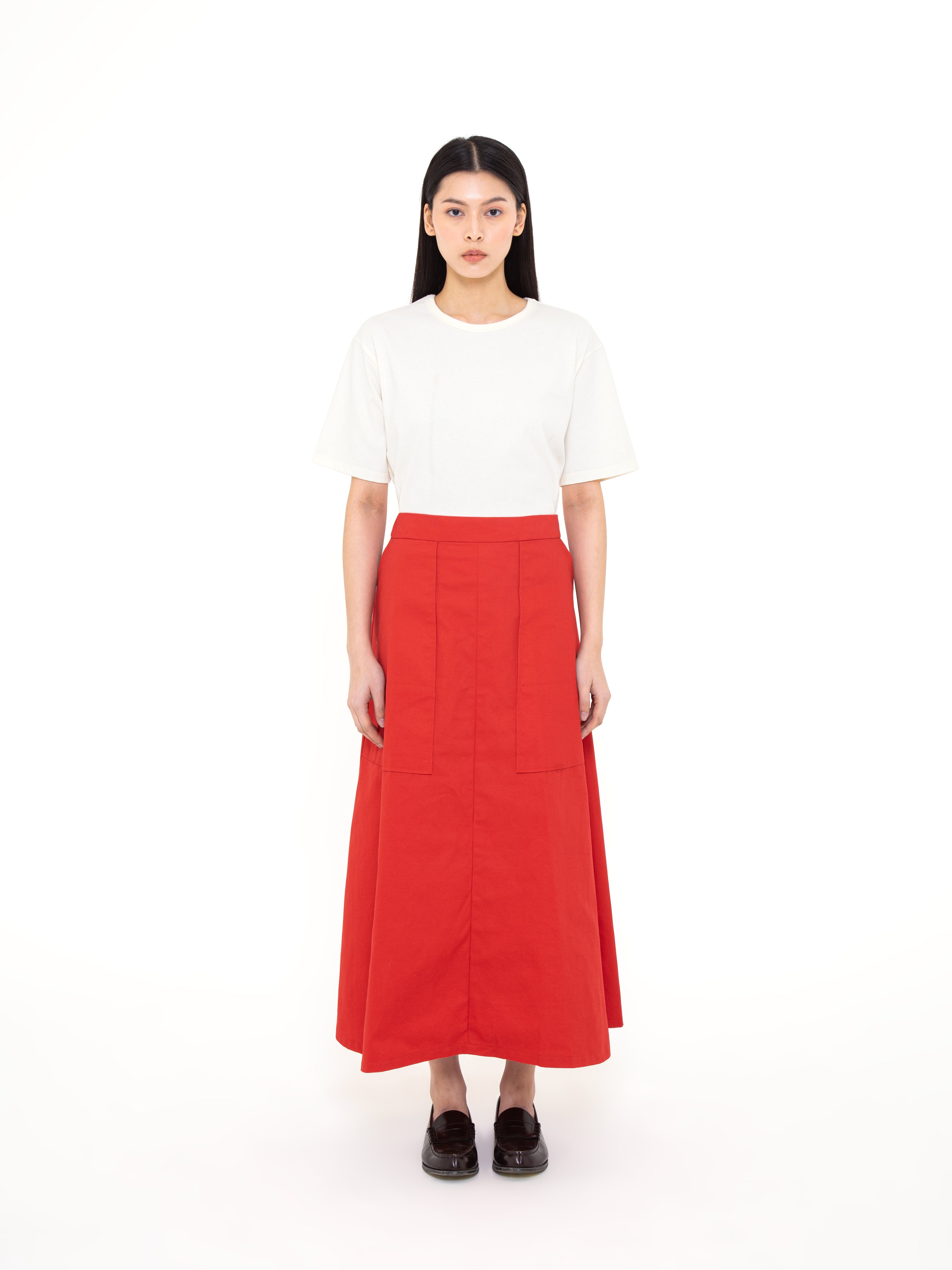 Luna Cotton Twill Skirt