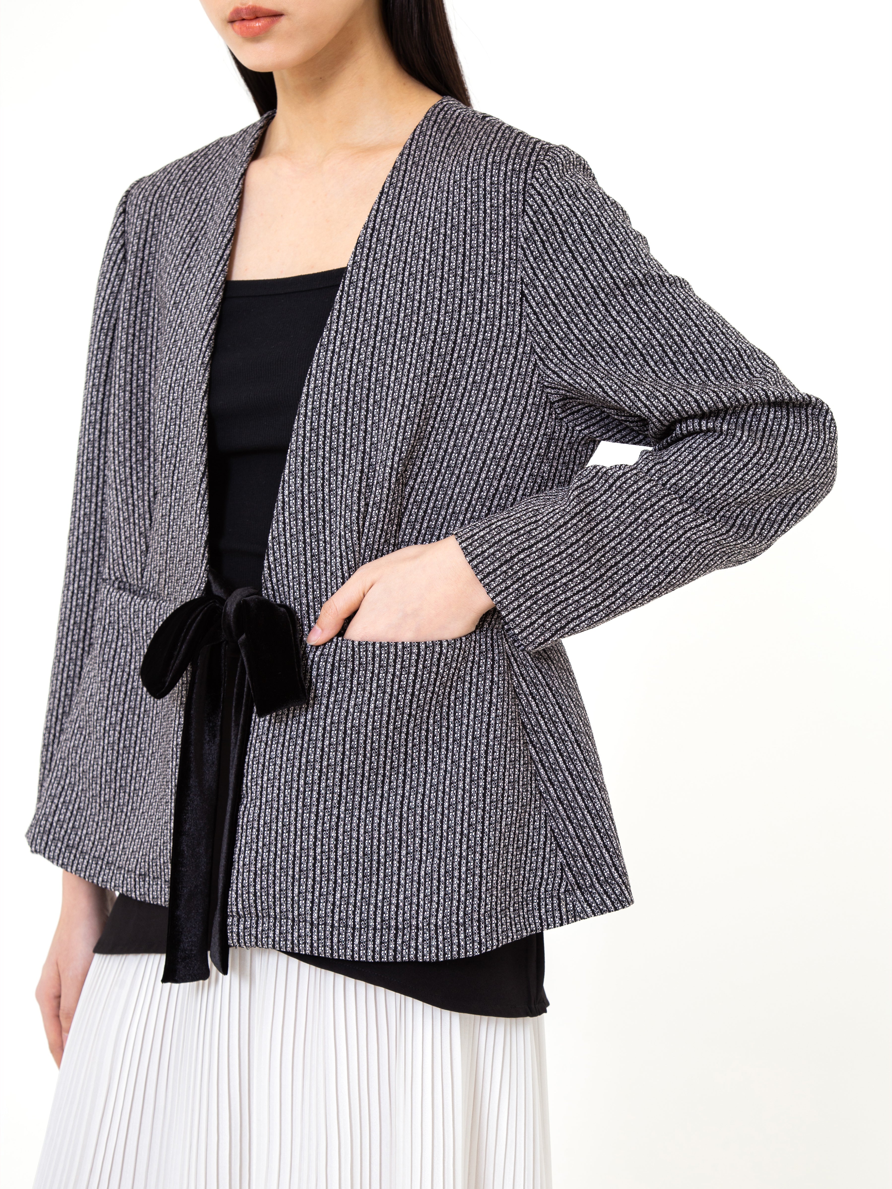 Zoe Tweed Unstructured Blazer