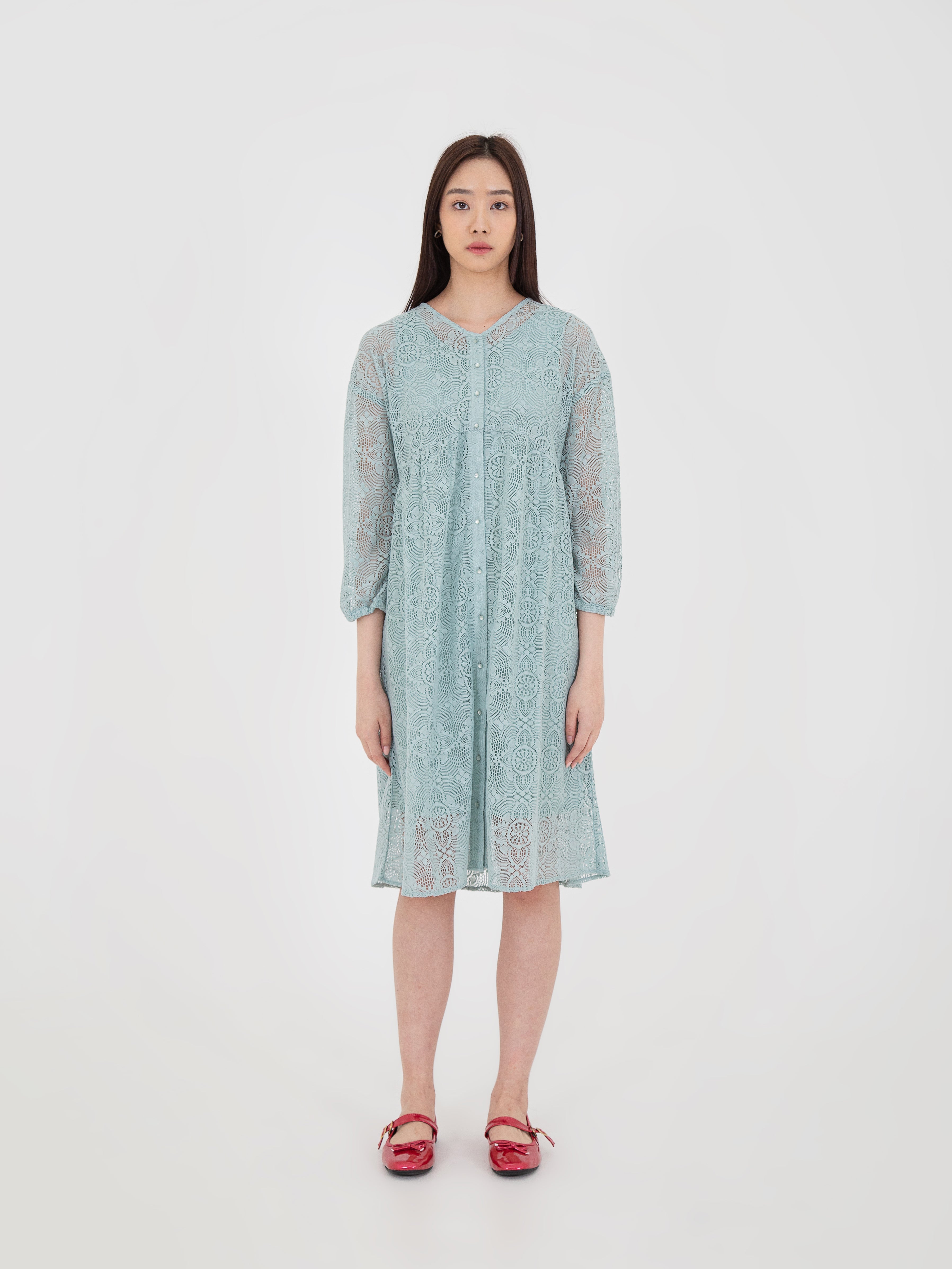 Uruwashi SET Lace Dress with Inner