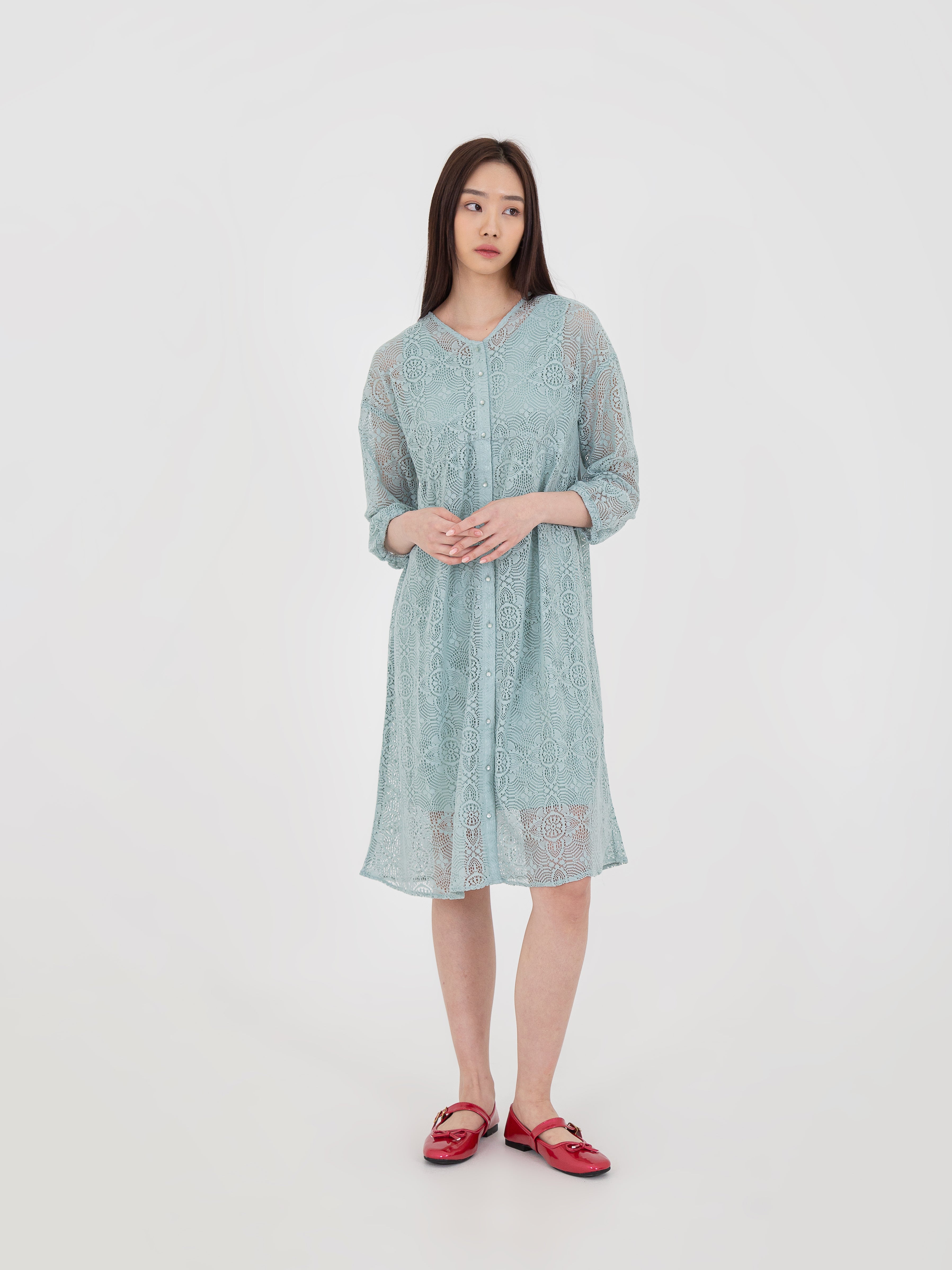 Uruwashi SET Lace Dress with Inner